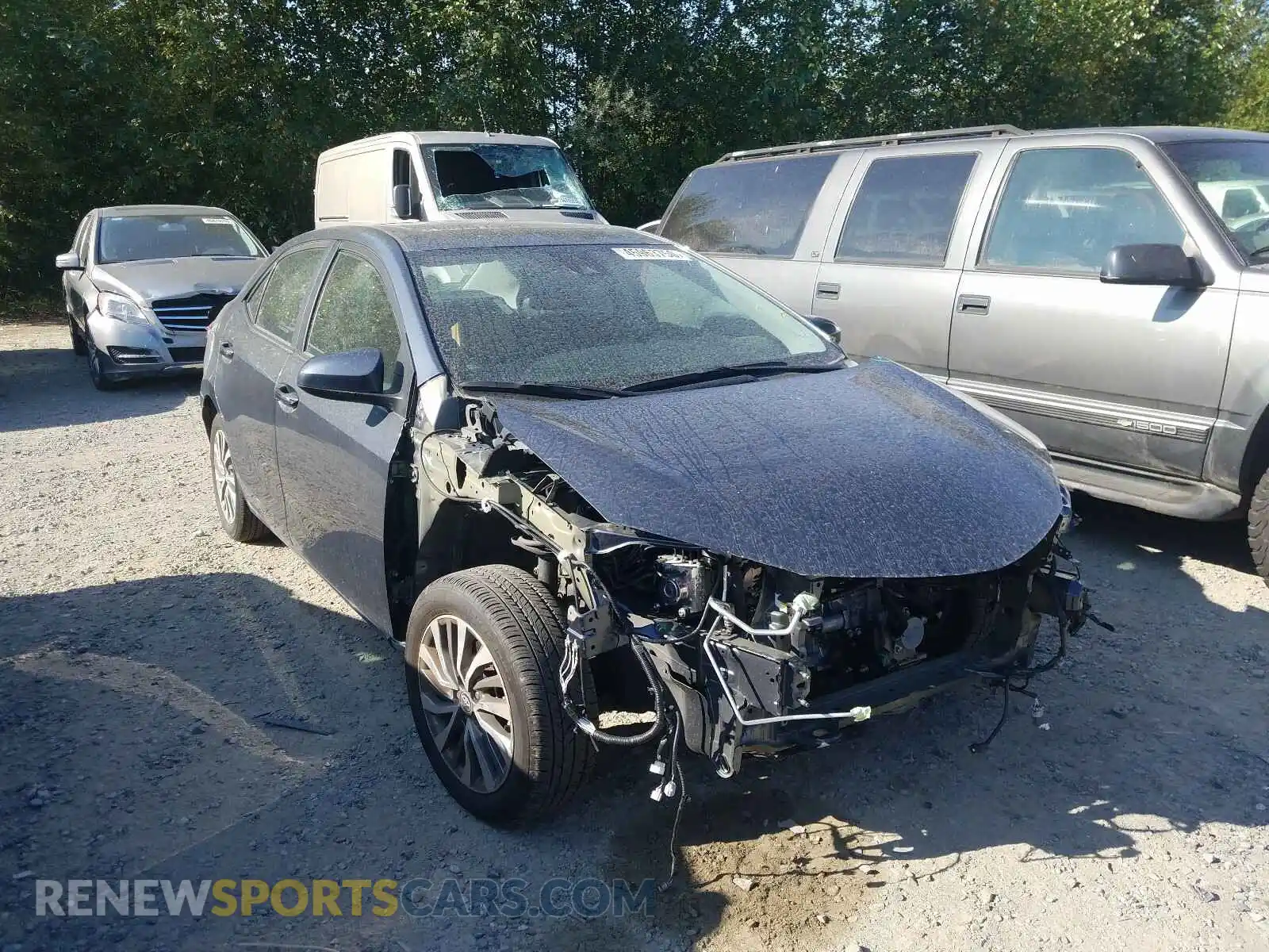 1 Photograph of a damaged car 2T1BURHE4KC246107 TOYOTA COROLLA 2019