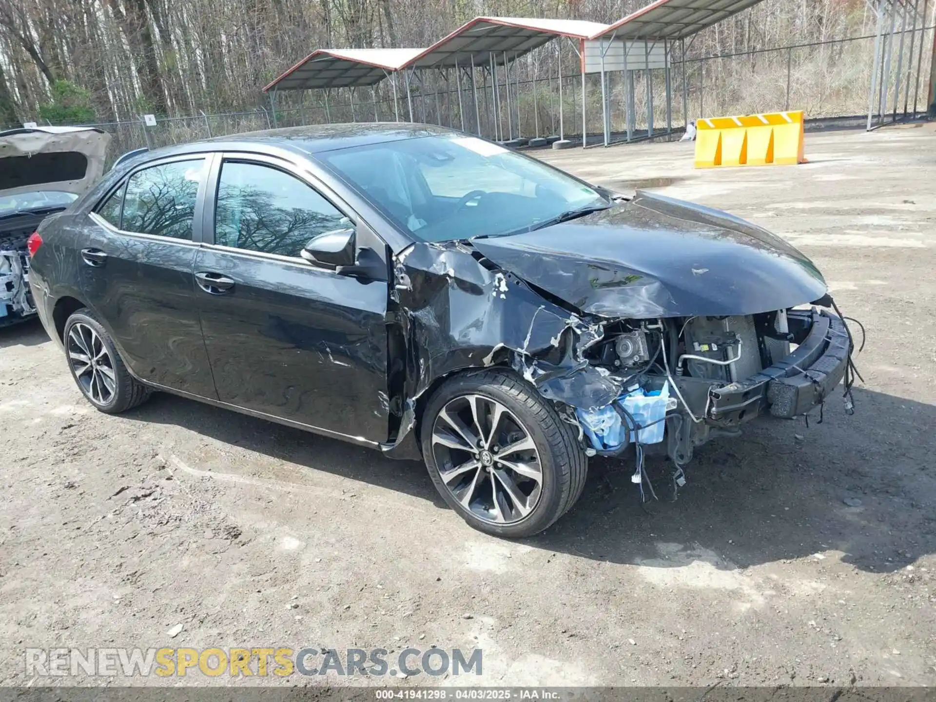 1 Photograph of a damaged car 2T1BURHE4KC246544 TOYOTA COROLLA 2019