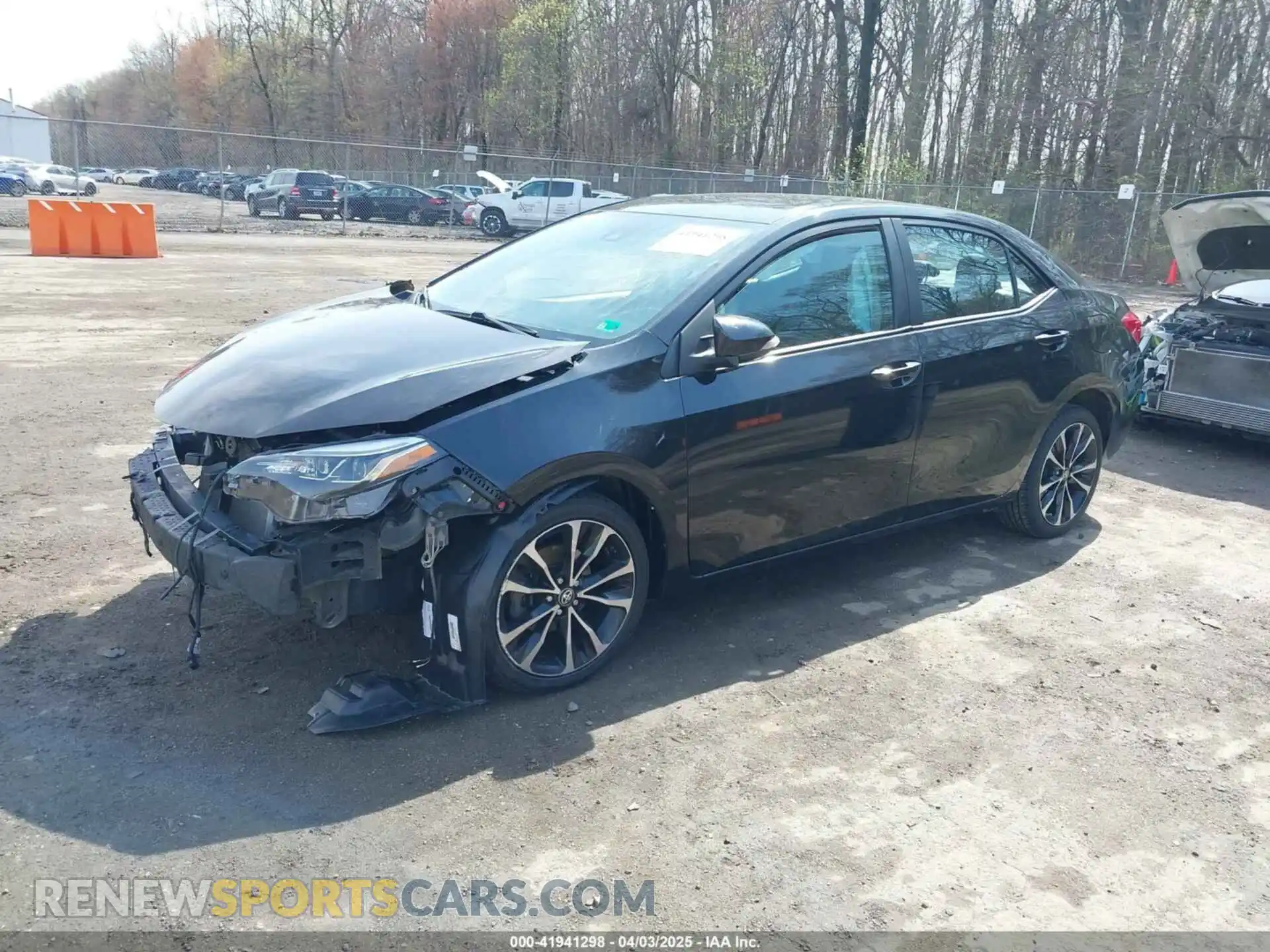 2 Photograph of a damaged car 2T1BURHE4KC246544 TOYOTA COROLLA 2019