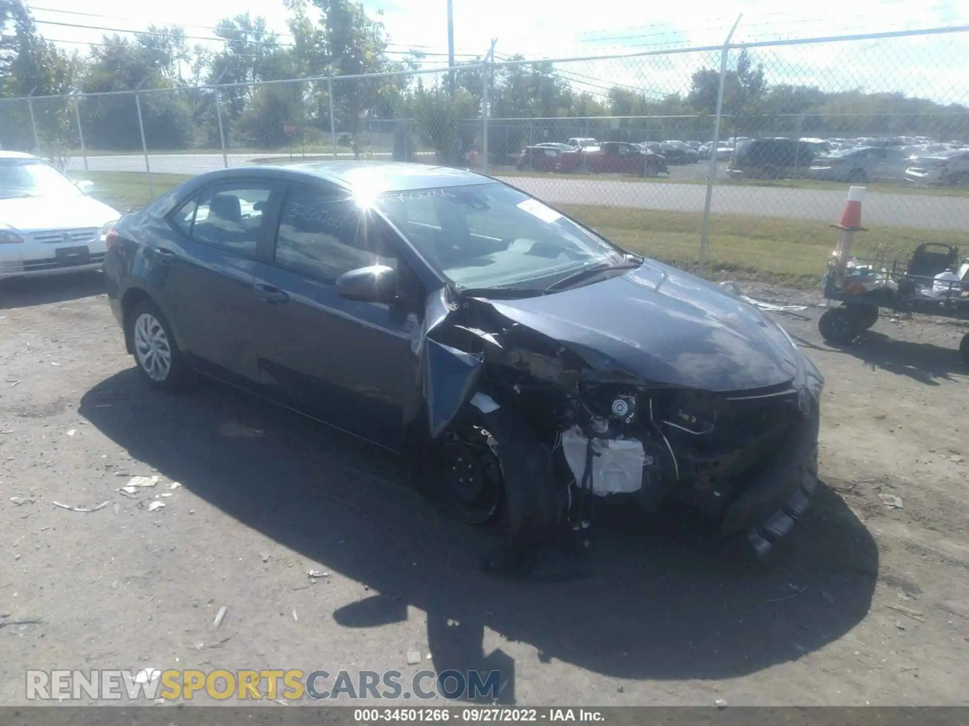 1 Photograph of a damaged car 2T1BURHE4KC246575 TOYOTA COROLLA 2019