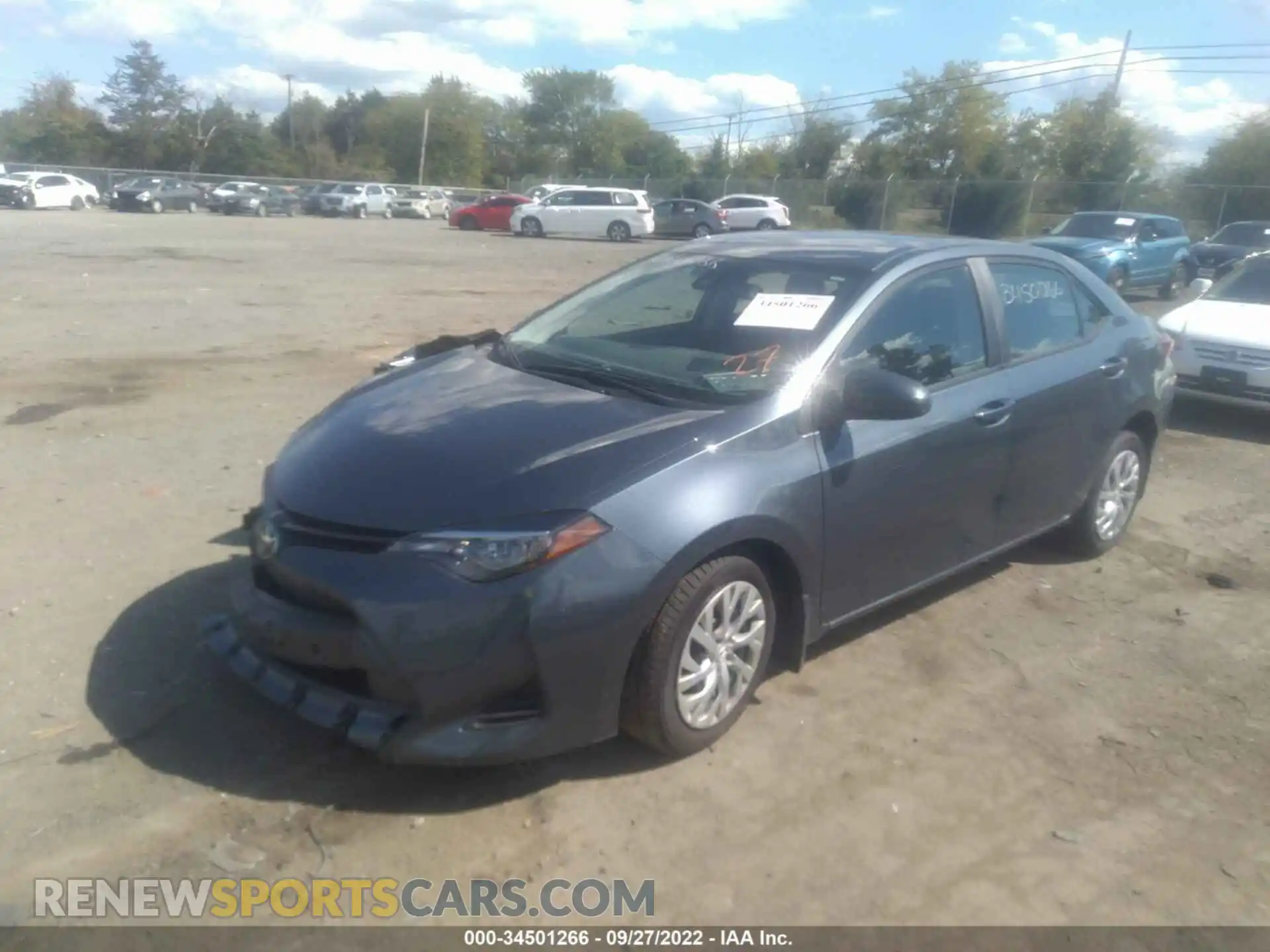 2 Photograph of a damaged car 2T1BURHE4KC246575 TOYOTA COROLLA 2019