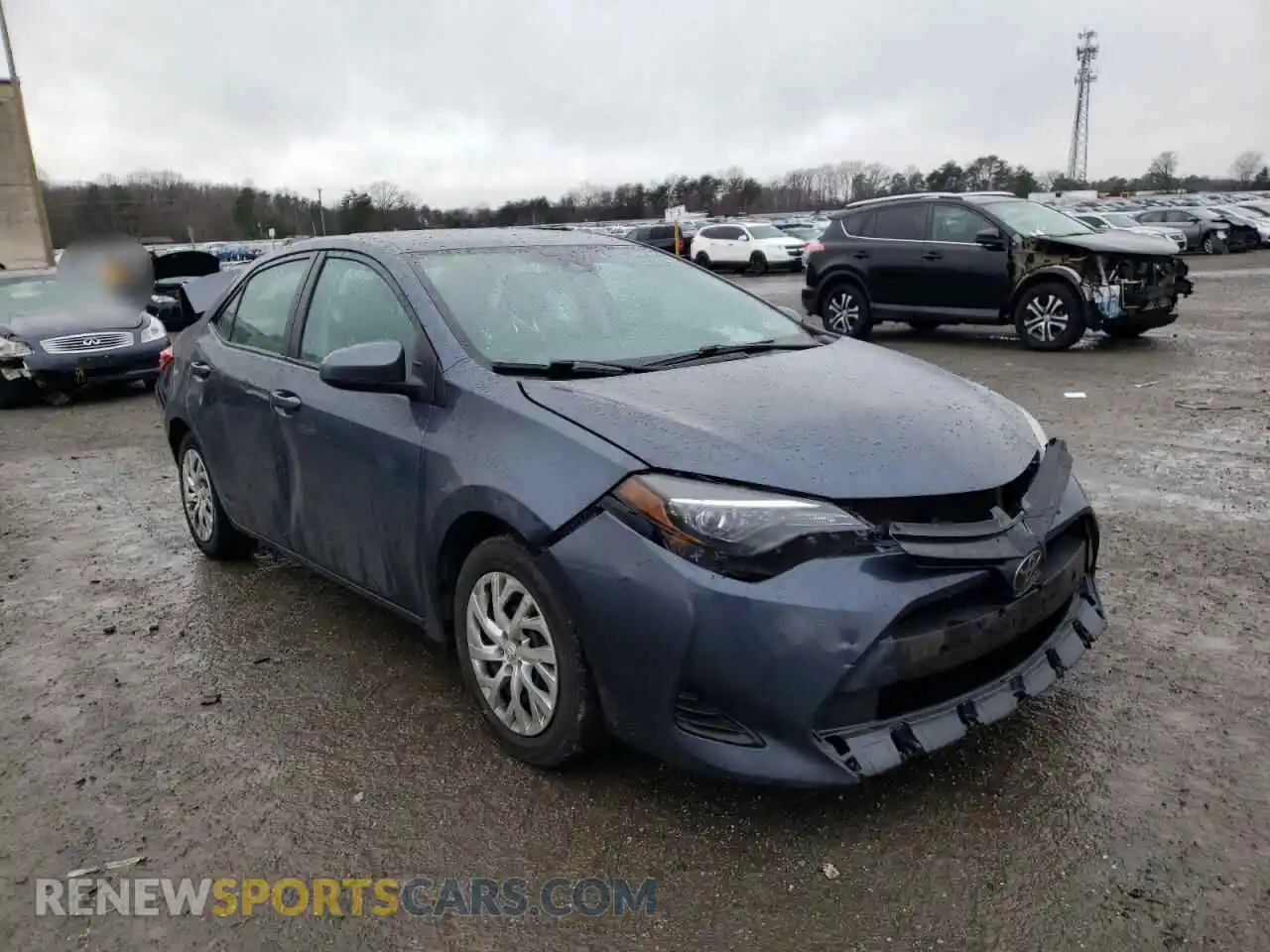 1 Photograph of a damaged car 2T1BURHE4KC246883 TOYOTA COROLLA 2019