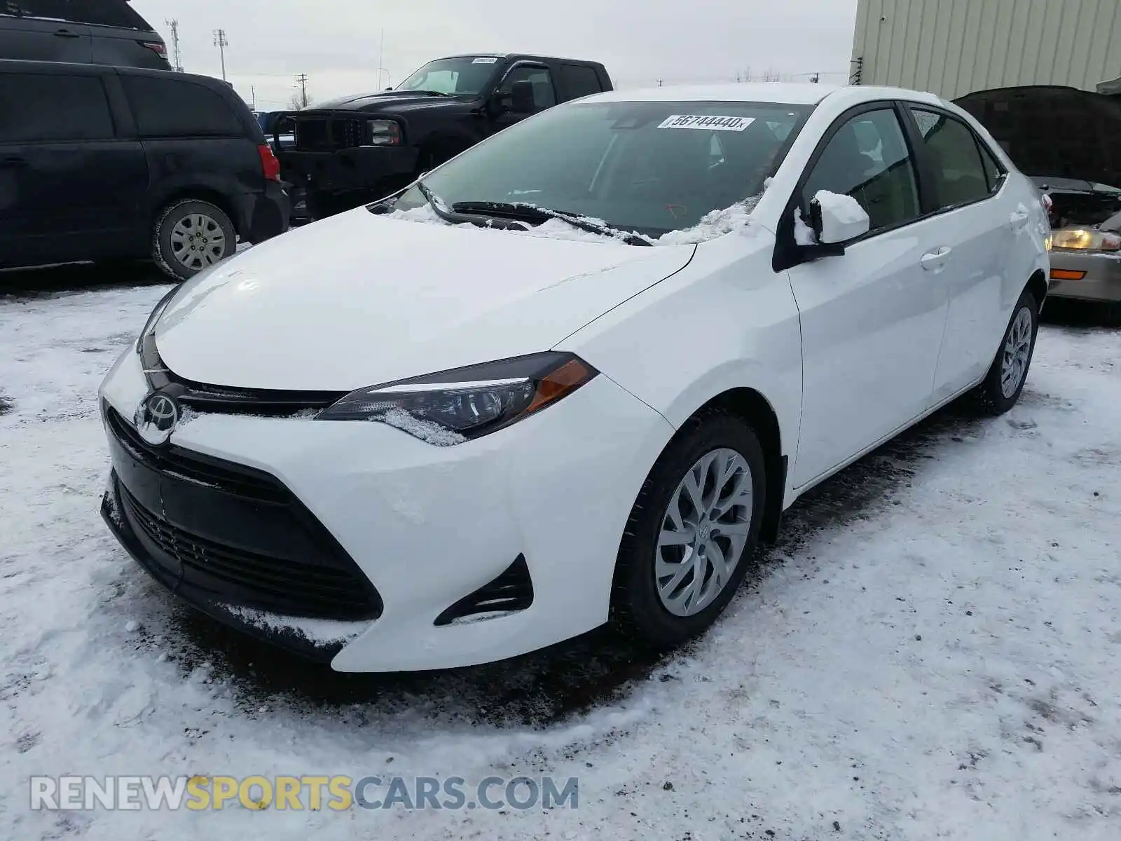 2 Photograph of a damaged car 2T1BURHE4KC247080 TOYOTA COROLLA 2019