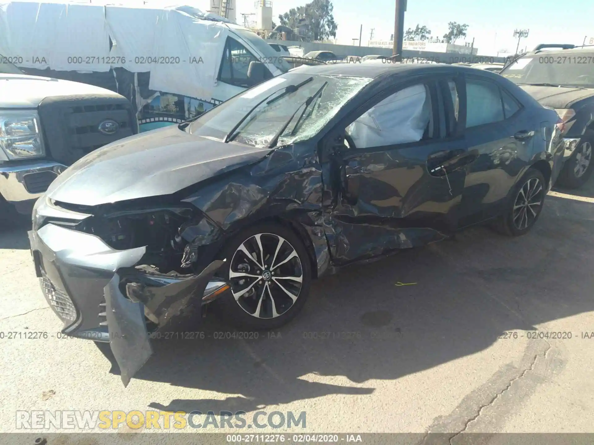 2 Photograph of a damaged car 2T1BURHE5KC128020 TOYOTA COROLLA 2019
