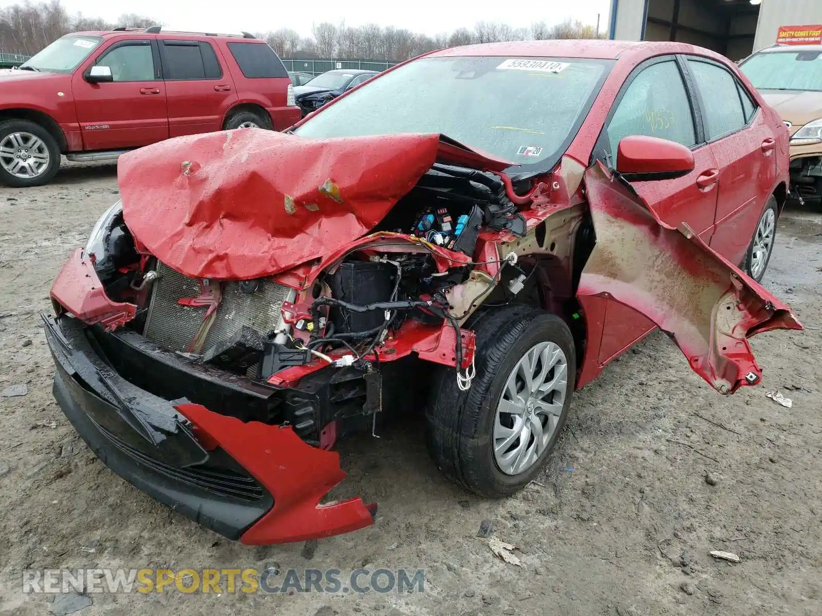 2 Photograph of a damaged car 2T1BURHE5KC135131 TOYOTA COROLLA 2019