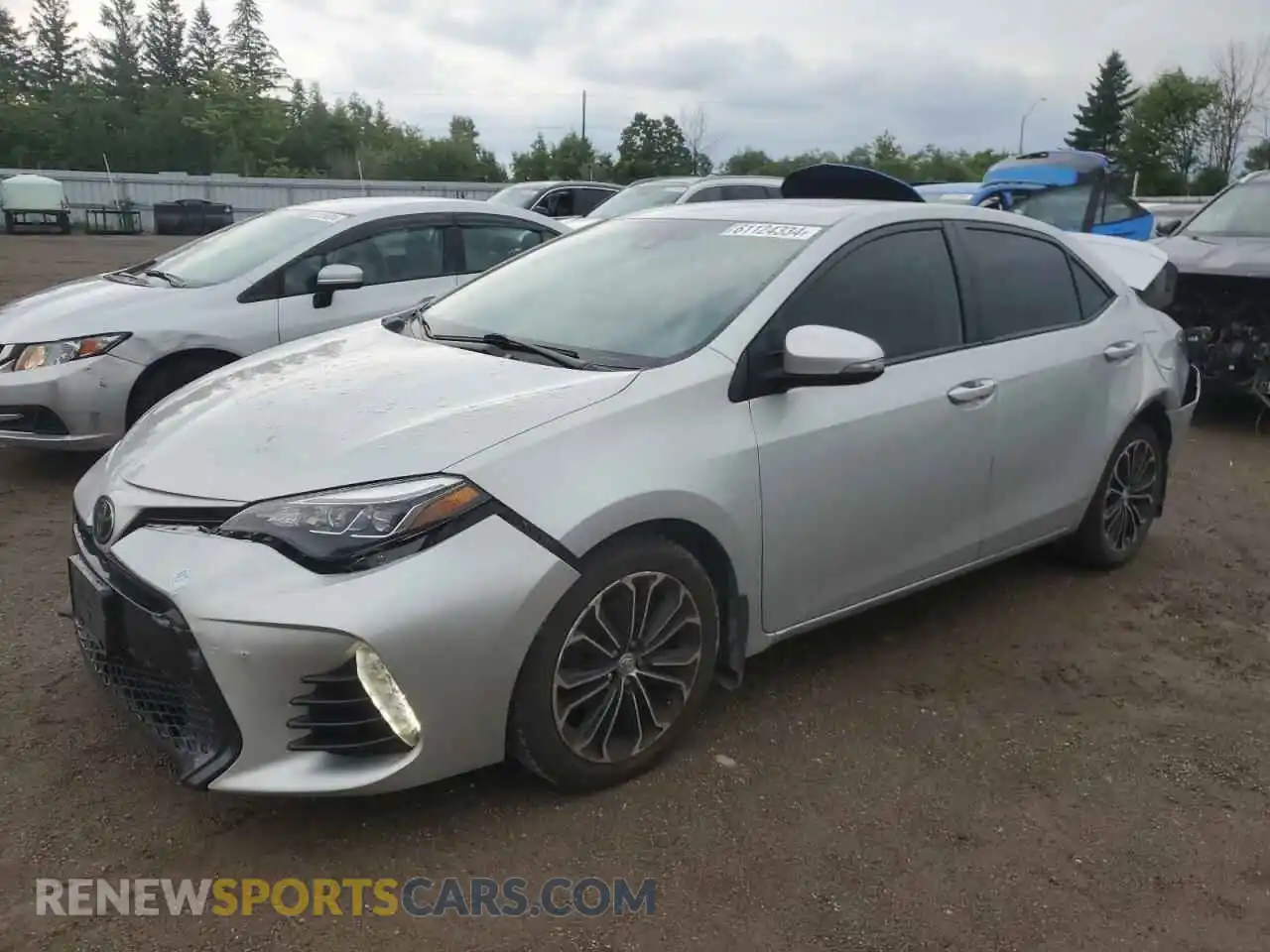 1 Photograph of a damaged car 2T1BURHE5KC140216 TOYOTA COROLLA 2019