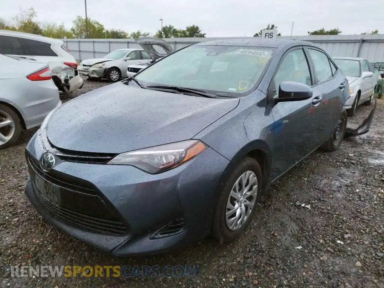 2 Photograph of a damaged car 2T1BURHE5KC141978 TOYOTA COROLLA 2019