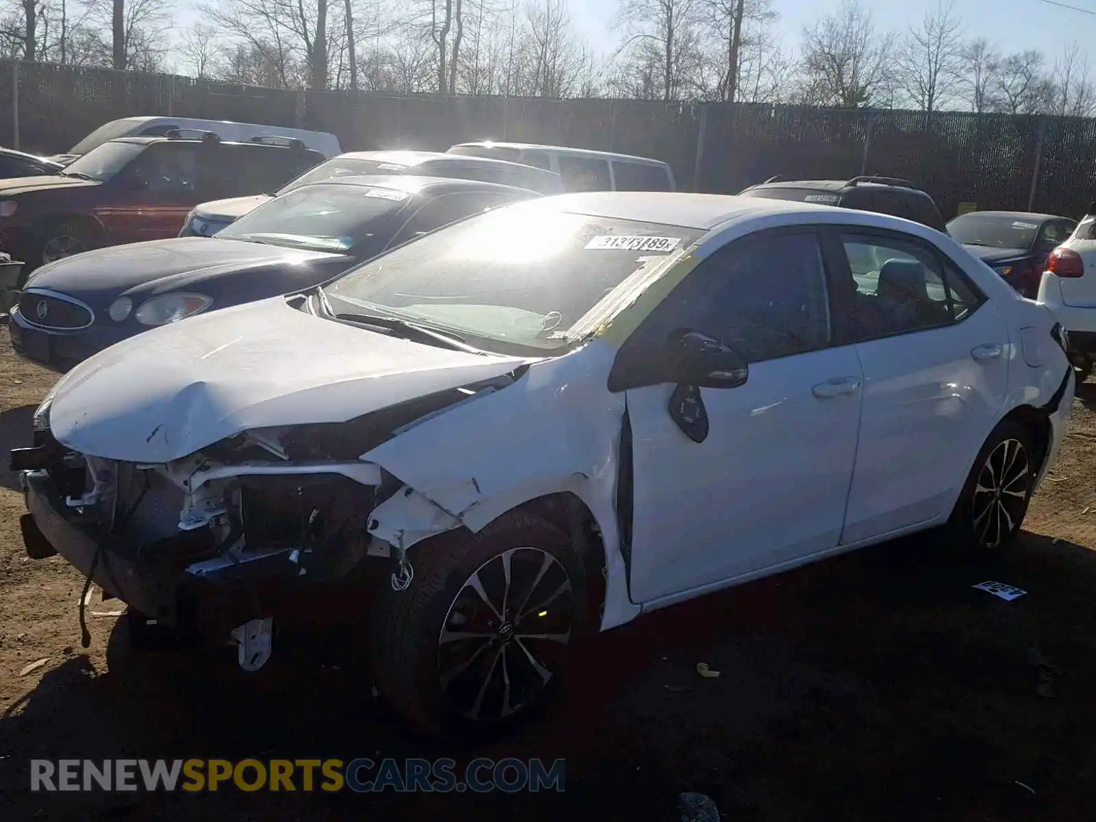 2 Photograph of a damaged car 2T1BURHE5KC146470 TOYOTA COROLLA 2019