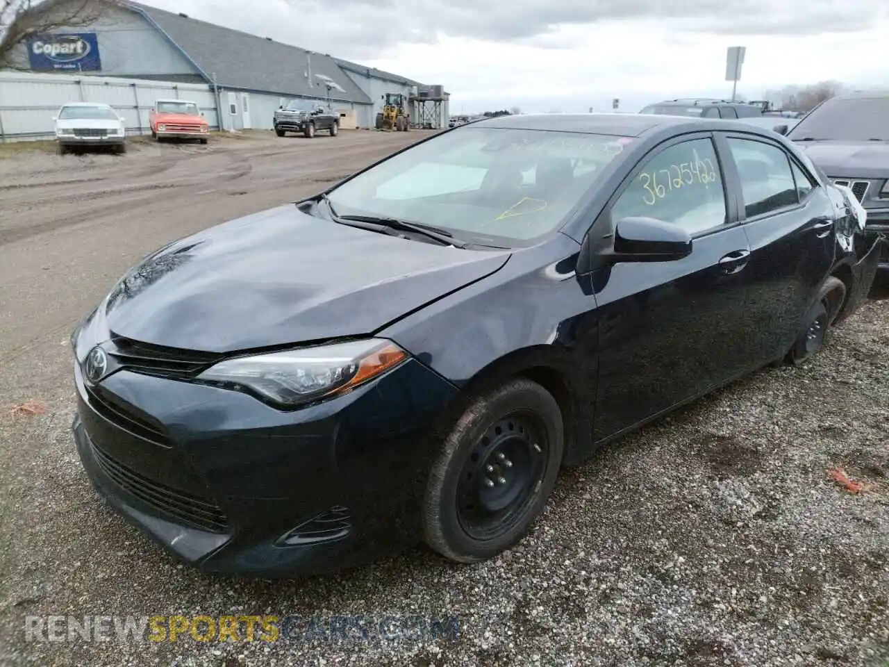 2 Photograph of a damaged car 2T1BURHE5KC146663 TOYOTA COROLLA 2019