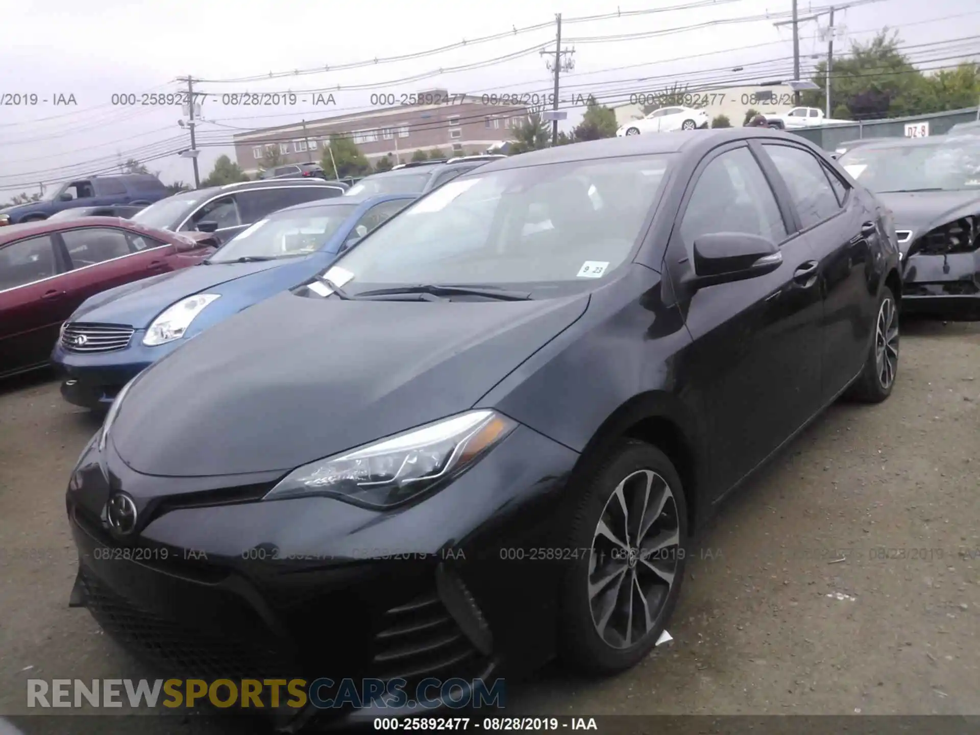 2 Photograph of a damaged car 2T1BURHE5KC160482 TOYOTA COROLLA 2019