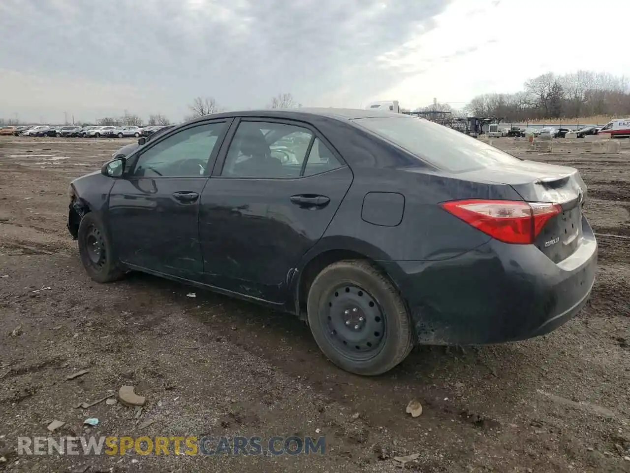 2 Photograph of a damaged car 2T1BURHE5KC166928 TOYOTA COROLLA 2019