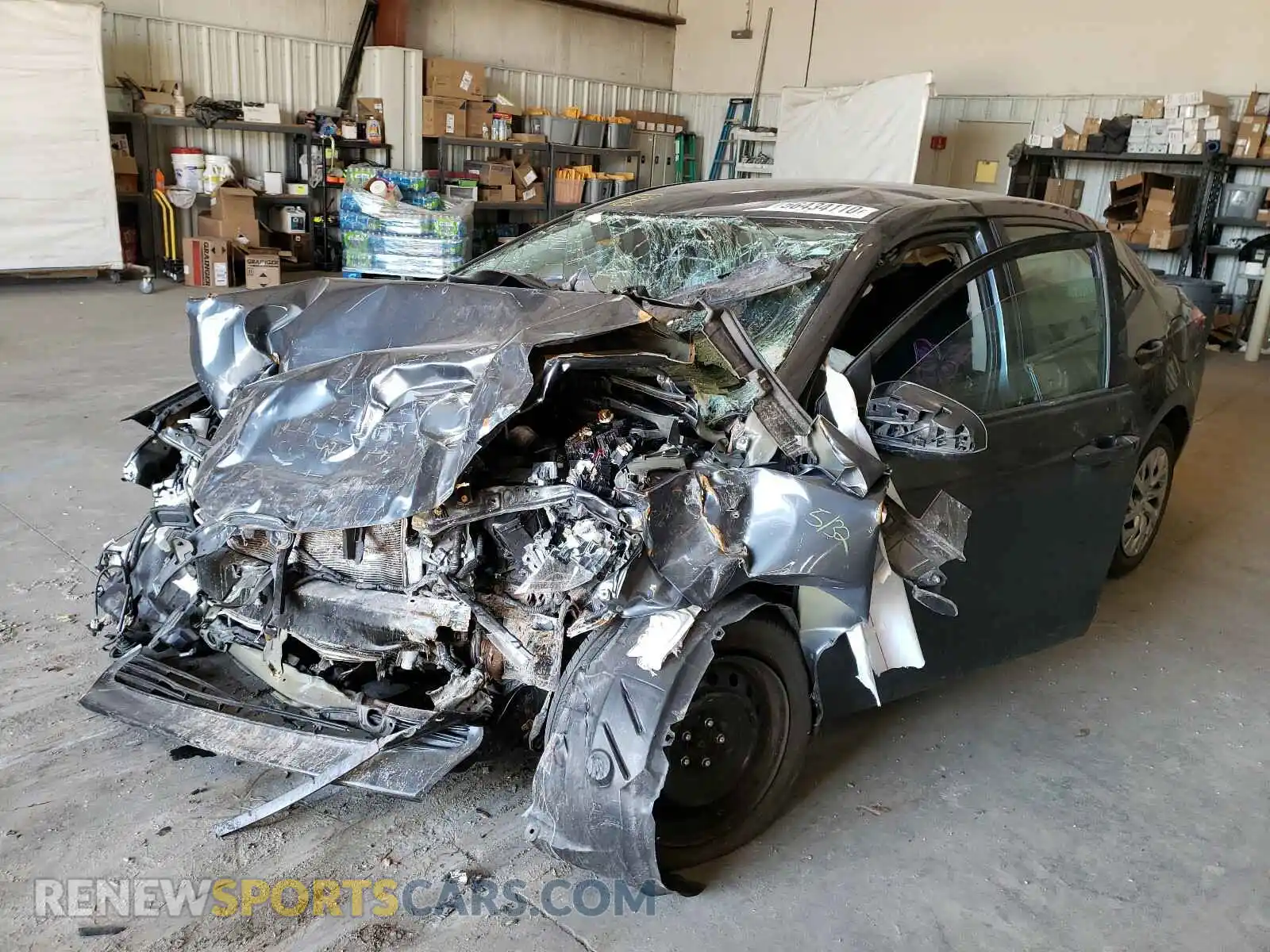 2 Photograph of a damaged car 2T1BURHE5KC169084 TOYOTA COROLLA 2019
