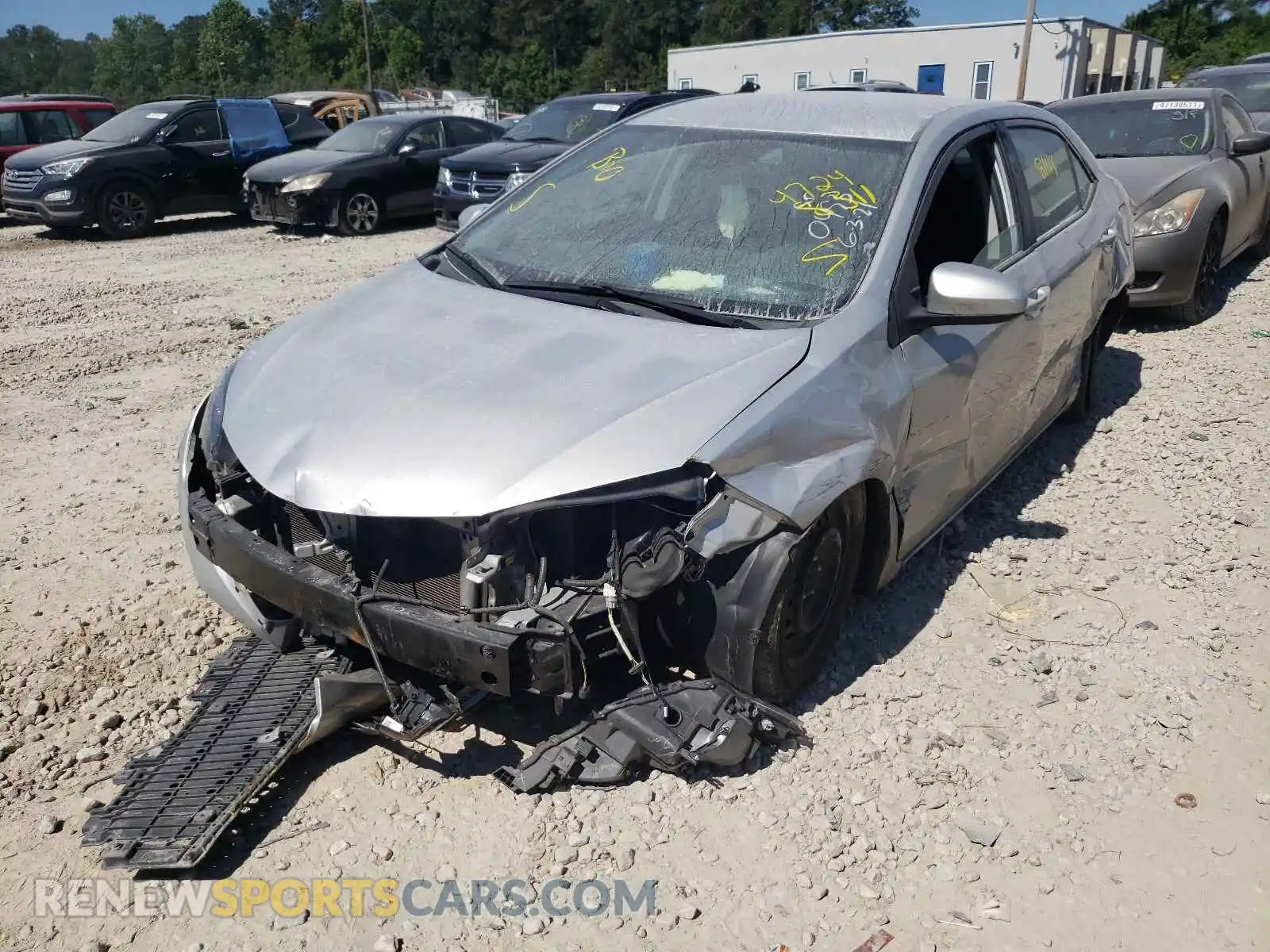 2 Photograph of a damaged car 2T1BURHE5KC170493 TOYOTA COROLLA 2019