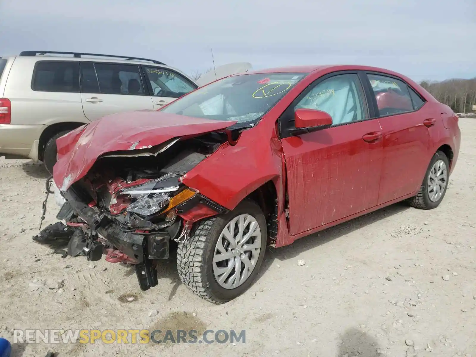 2 Photograph of a damaged car 2T1BURHE5KC184989 TOYOTA COROLLA 2019