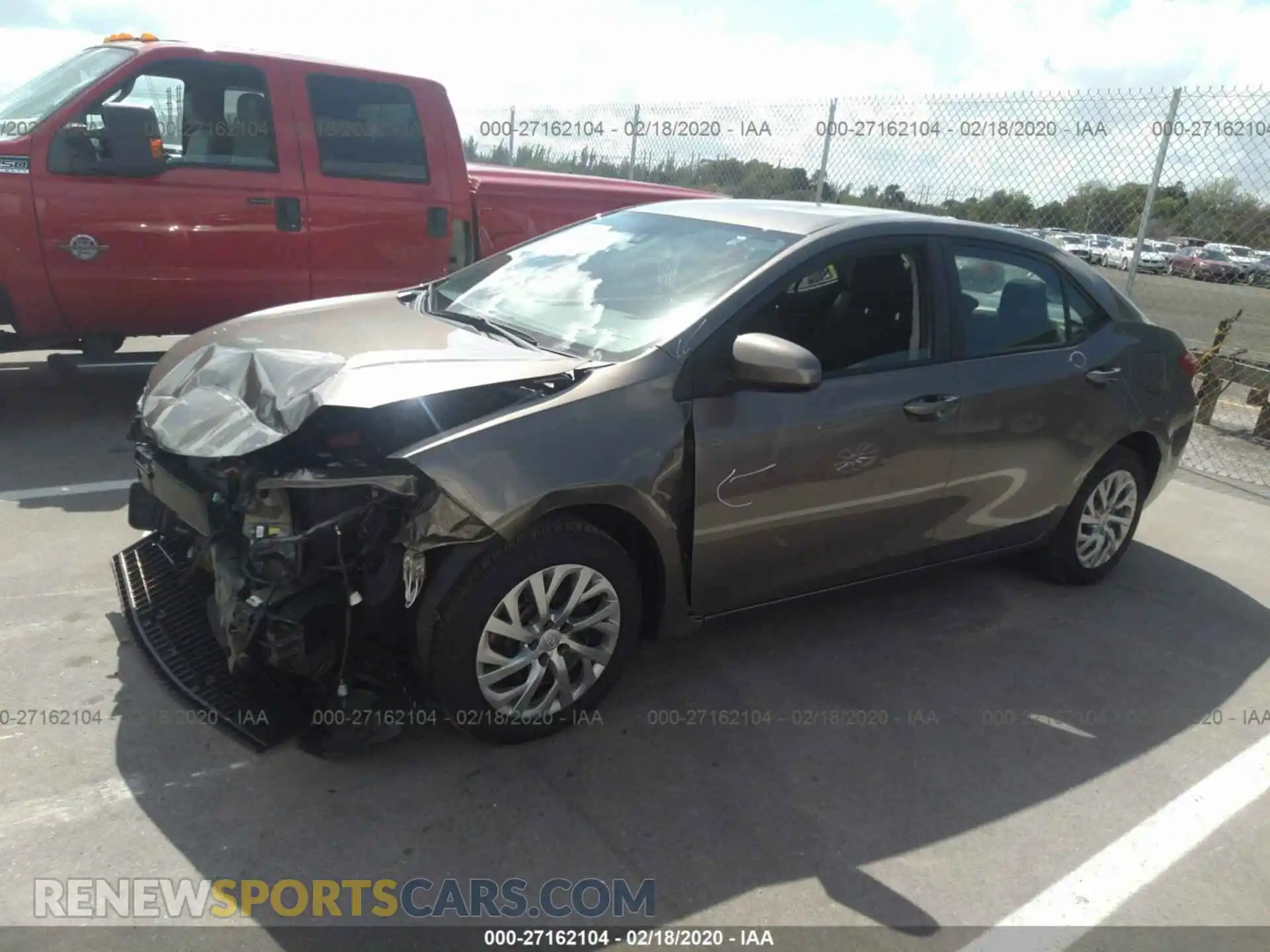 2 Photograph of a damaged car 2T1BURHE5KC186046 TOYOTA COROLLA 2019