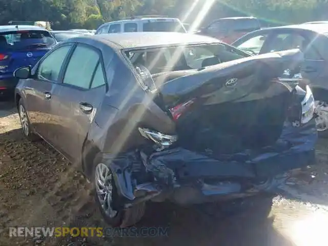 3 Photograph of a damaged car 2T1BURHE5KC188444 TOYOTA COROLLA 2019