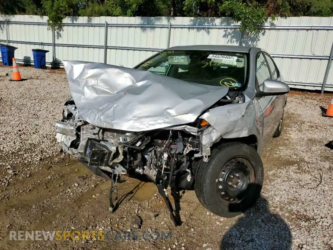 2 Photograph of a damaged car 2T1BURHE5KC192901 TOYOTA COROLLA 2019