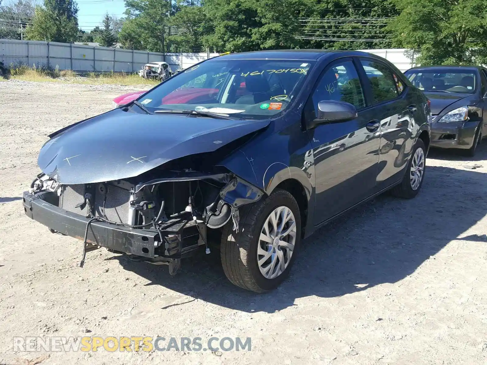 2 Photograph of a damaged car 2T1BURHE5KC201175 TOYOTA COROLLA 2019