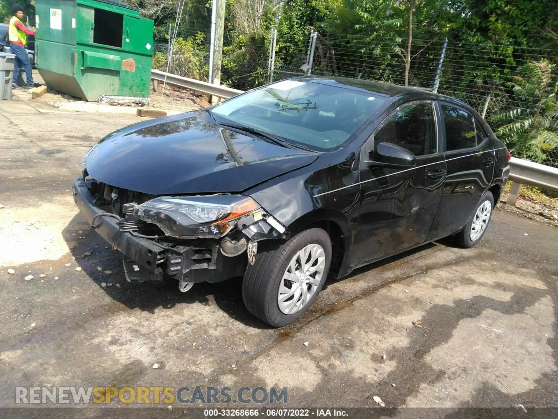 2 Photograph of a damaged car 2T1BURHE5KC210927 TOYOTA COROLLA 2019