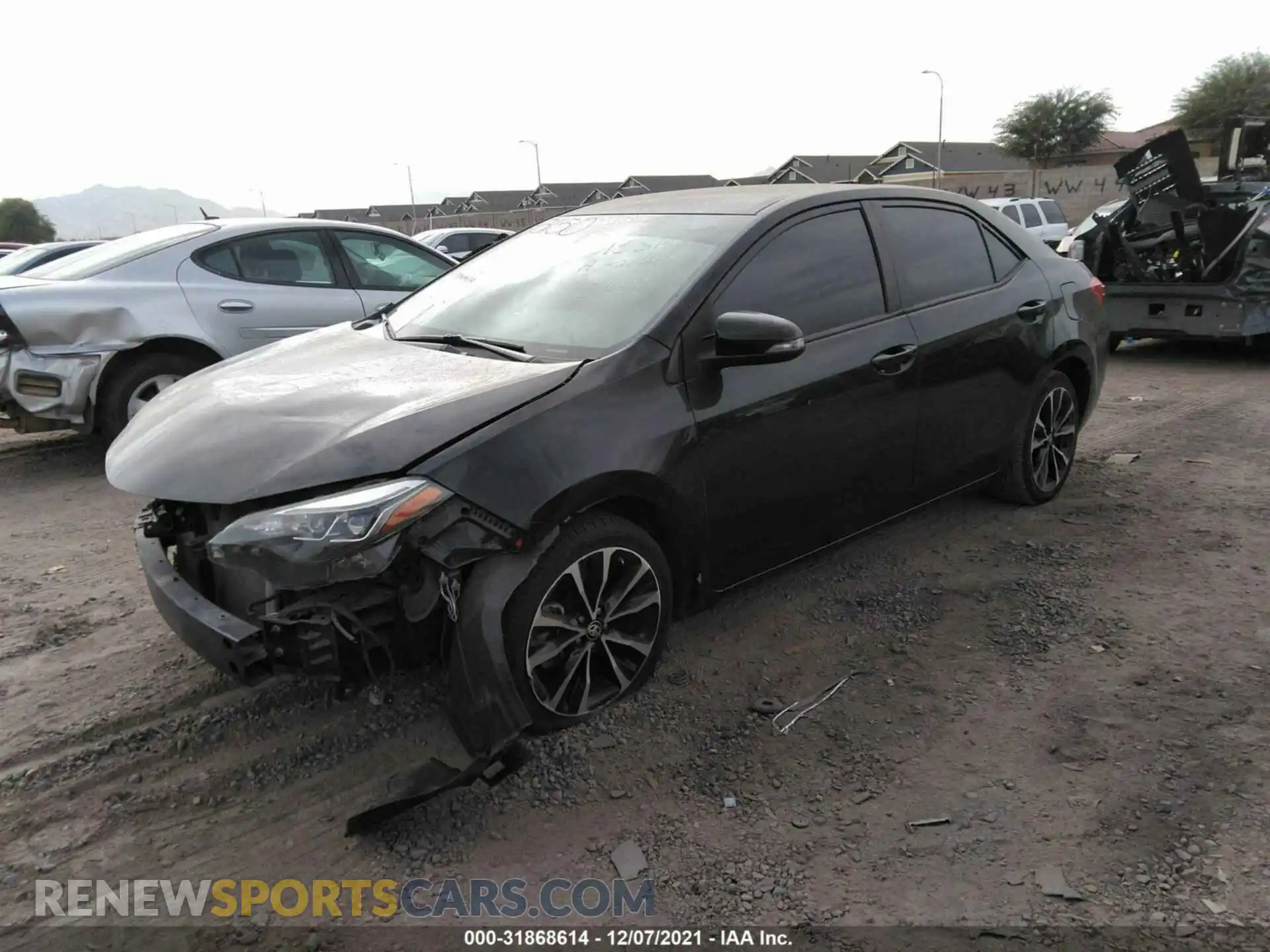2 Photograph of a damaged car 2T1BURHE5KC213150 TOYOTA COROLLA 2019