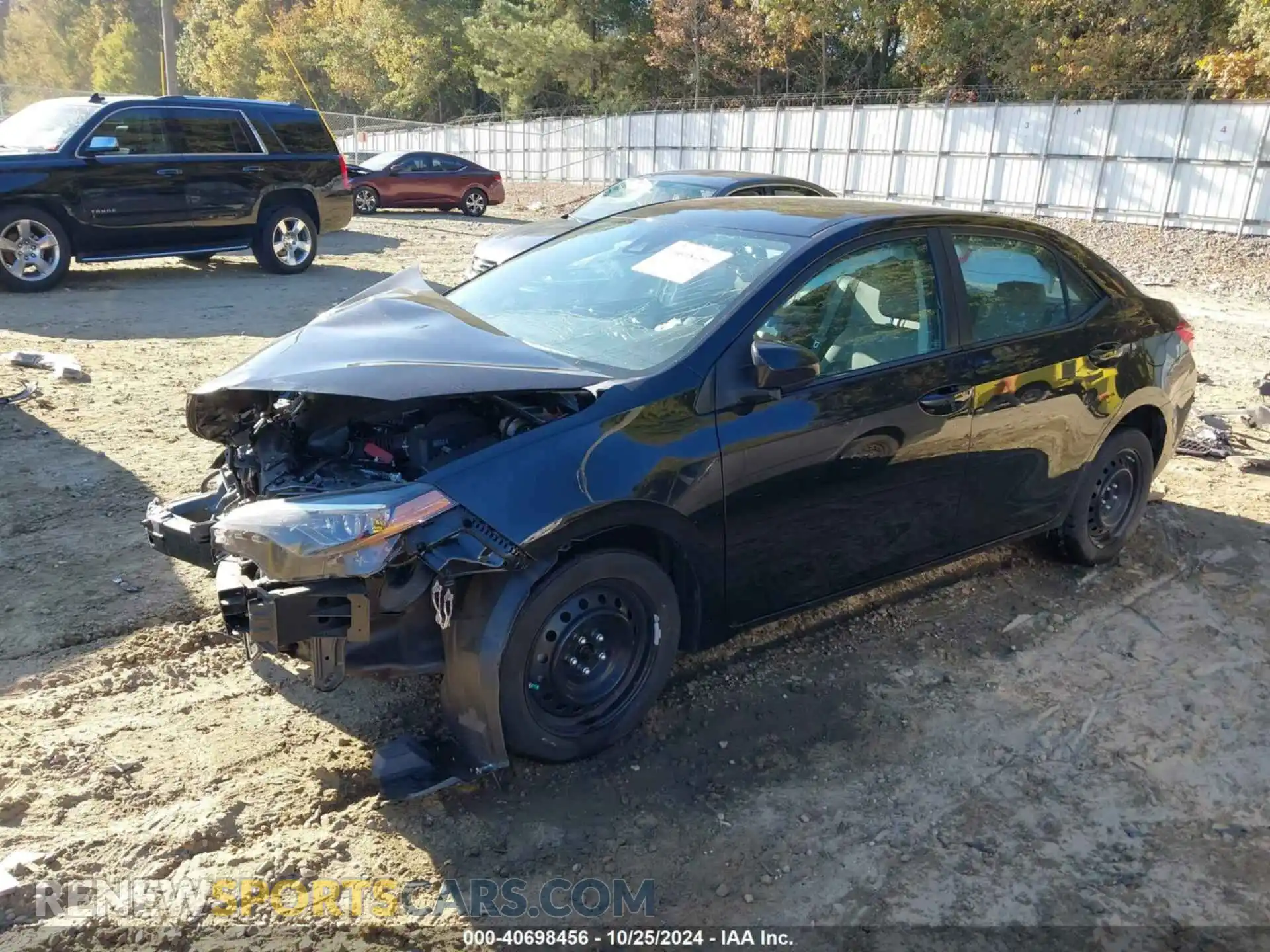 2 fotografías del automóvil dañado 2T1BURHE5KC214248 TOYOTA COROLLA 2019