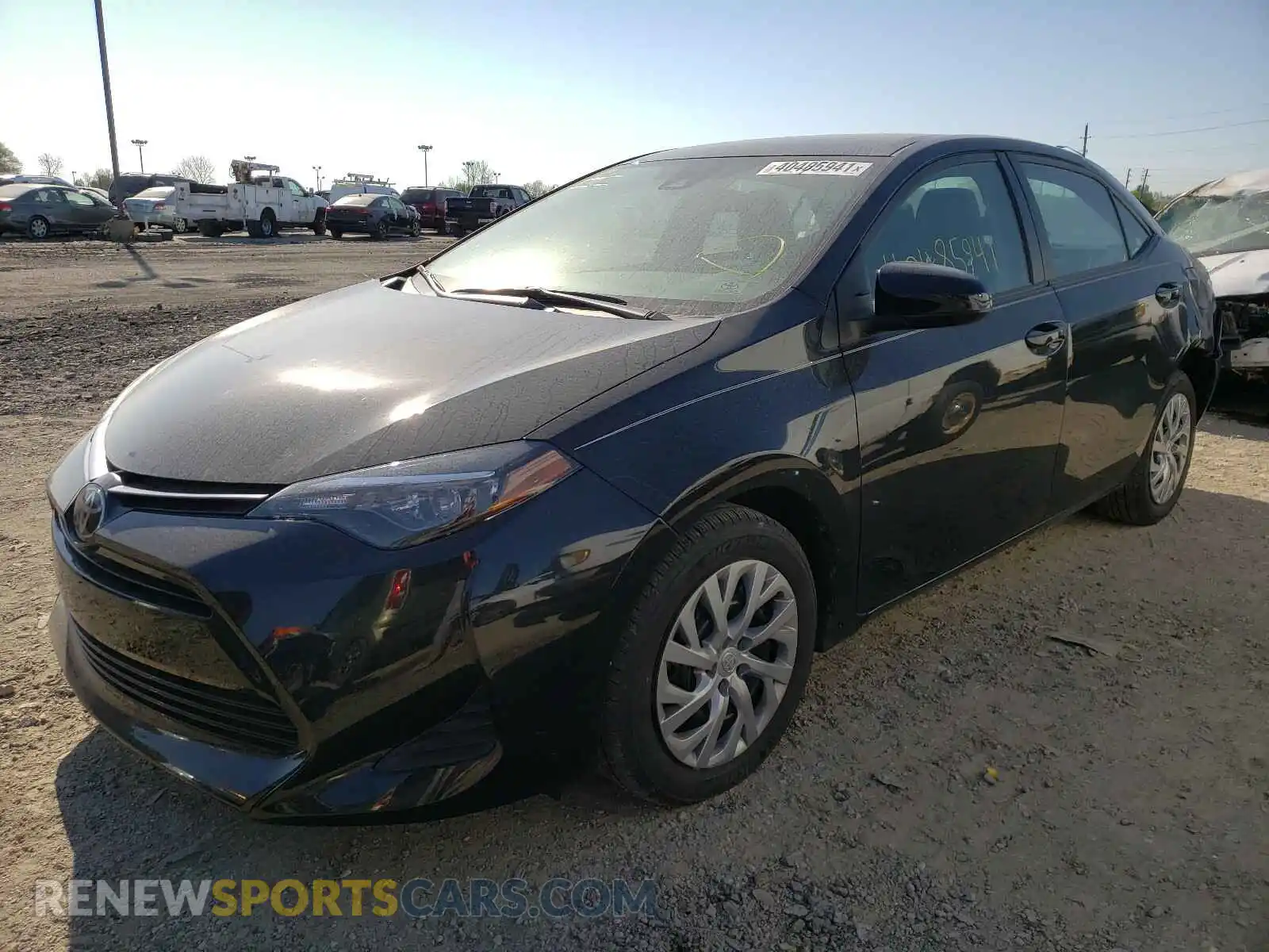 2 Photograph of a damaged car 2T1BURHE5KC214458 TOYOTA COROLLA 2019