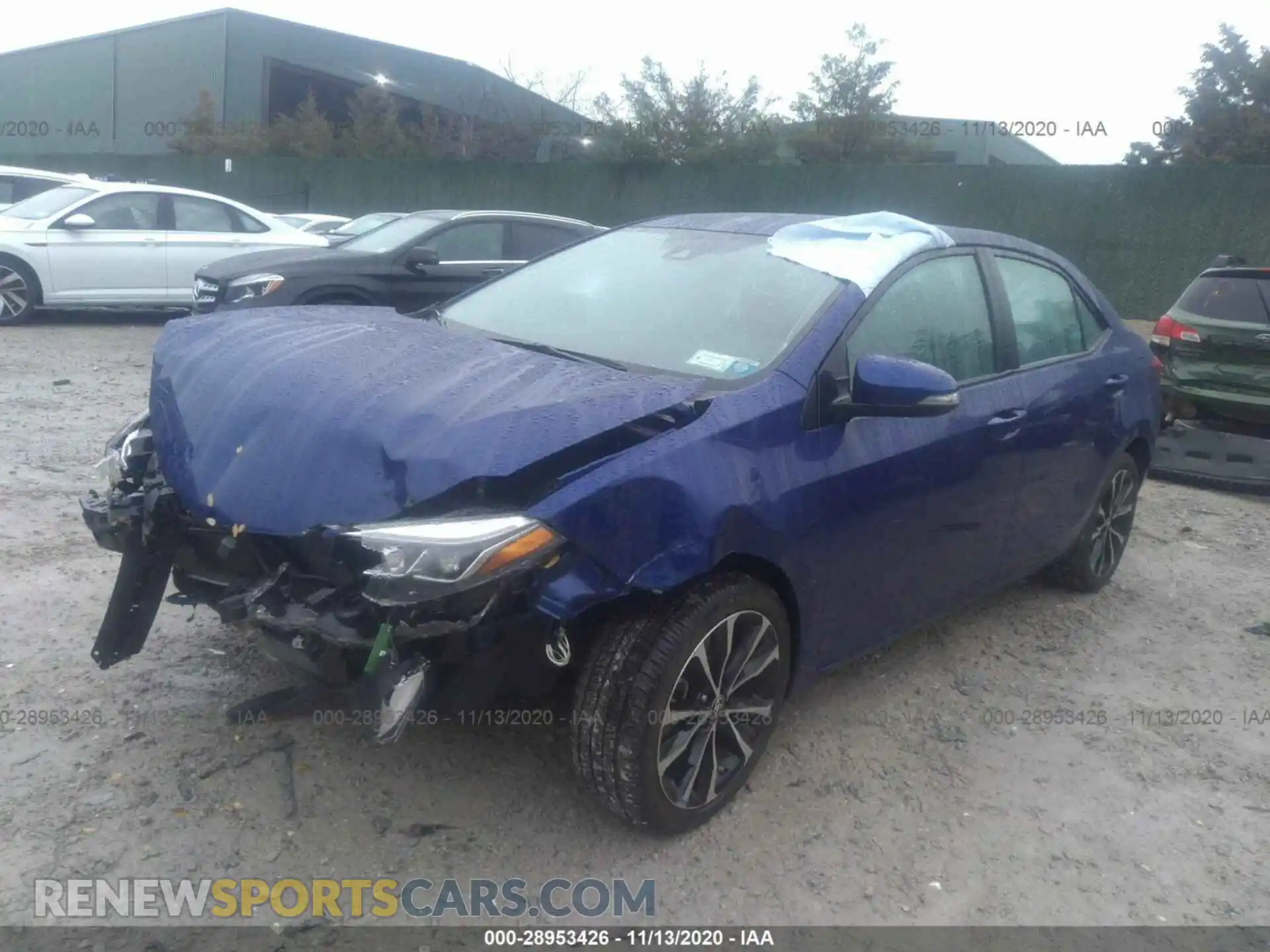 2 Photograph of a damaged car 2T1BURHE5KC218977 TOYOTA COROLLA 2019