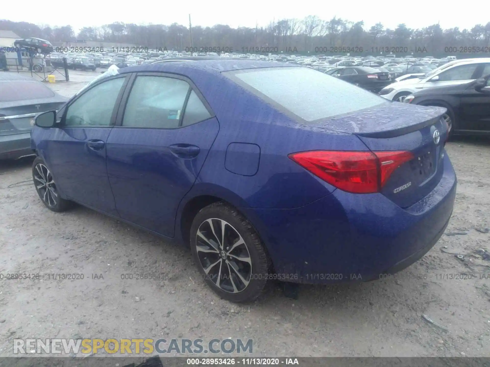 3 Photograph of a damaged car 2T1BURHE5KC218977 TOYOTA COROLLA 2019