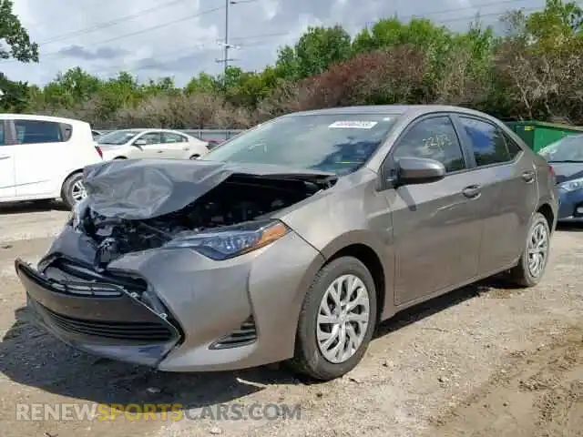 2 Photograph of a damaged car 2T1BURHE5KC219207 TOYOTA COROLLA 2019
