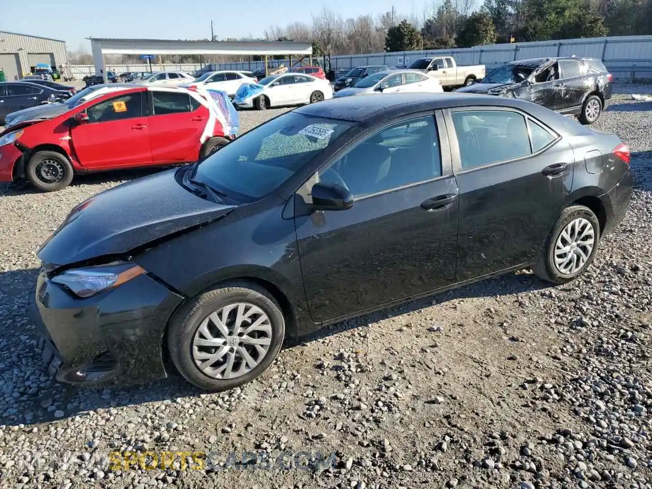 1 Photograph of a damaged car 2T1BURHE5KC219952 TOYOTA COROLLA 2019