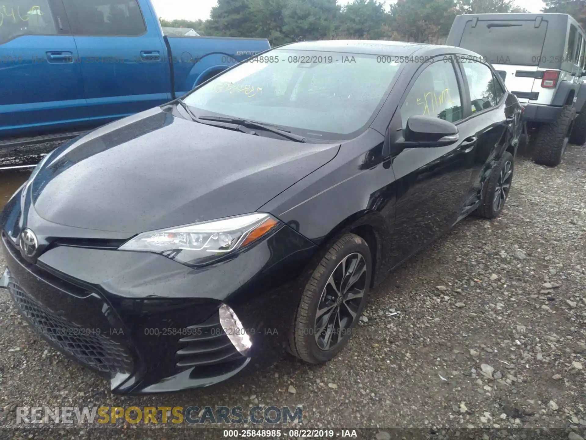 2 Photograph of a damaged car 2T1BURHE5KC224309 TOYOTA COROLLA 2019