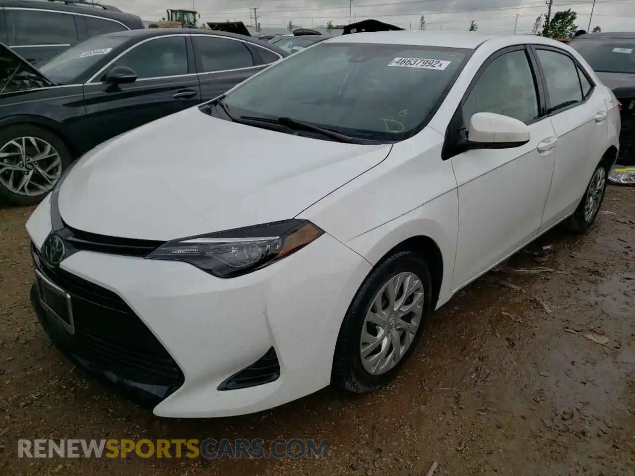2 Photograph of a damaged car 2T1BURHE5KC226657 TOYOTA COROLLA 2019