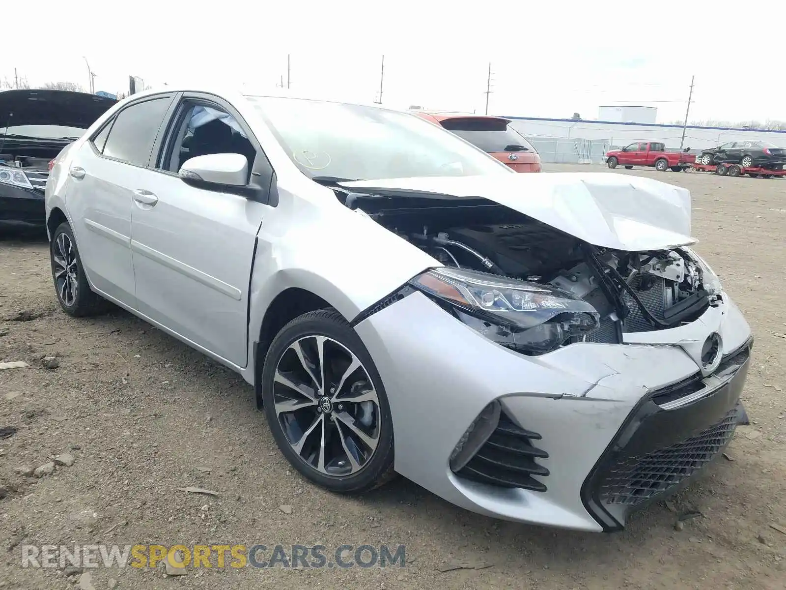 1 Photograph of a damaged car 2T1BURHE5KC228215 TOYOTA COROLLA 2019
