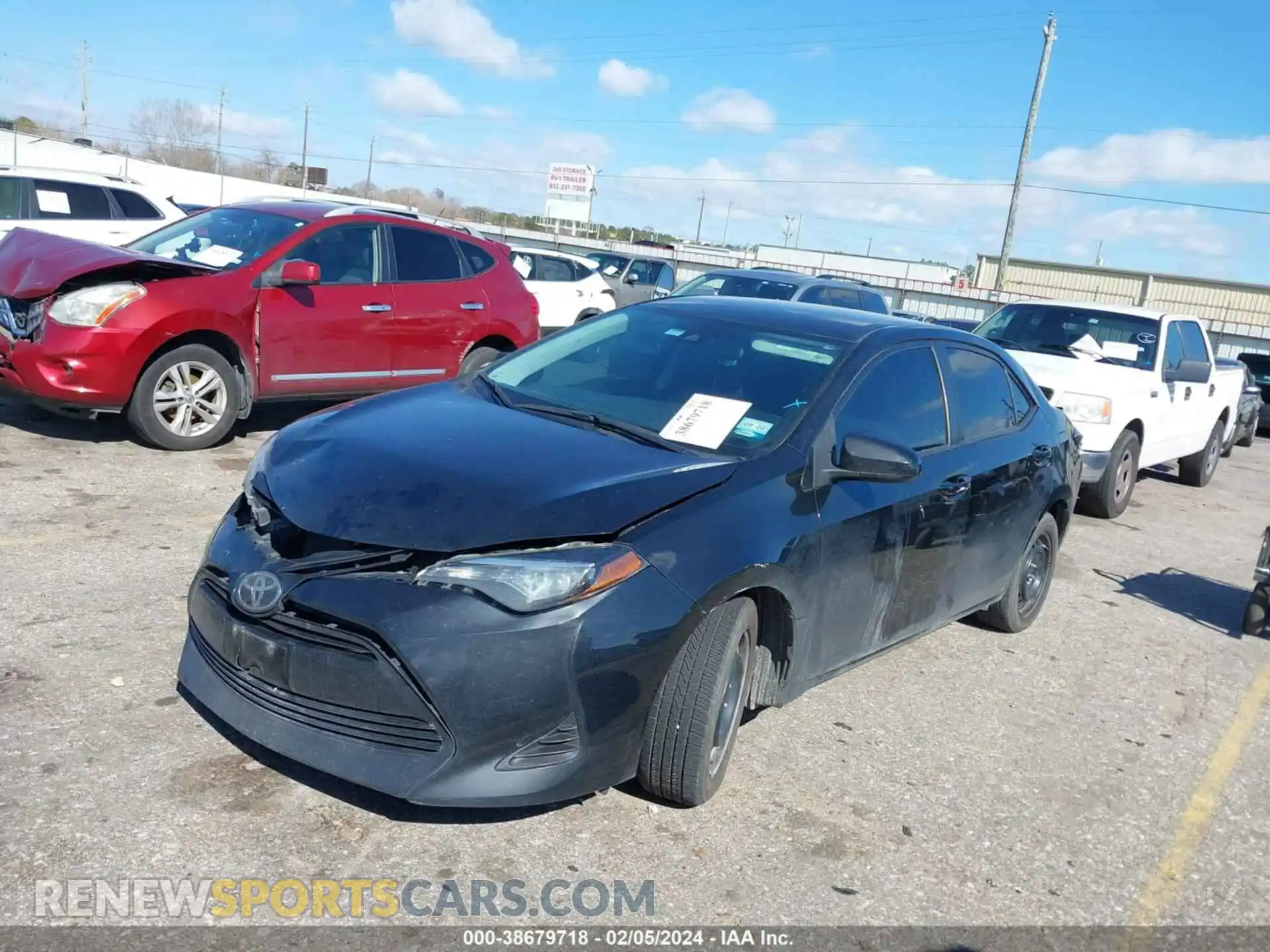 2 Photograph of a damaged car 2T1BURHE5KC229252 TOYOTA COROLLA 2019