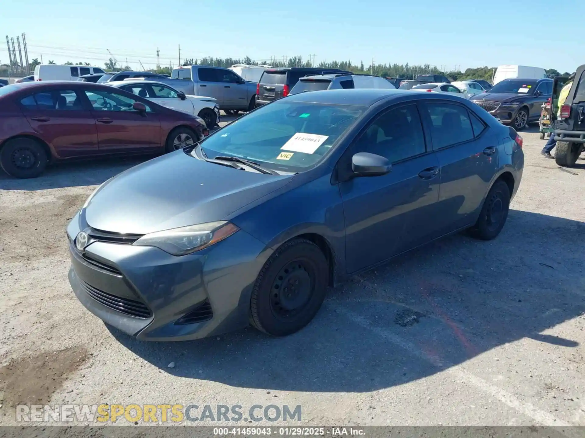 2 Photograph of a damaged car 2T1BURHE6KC128446 TOYOTA COROLLA 2019