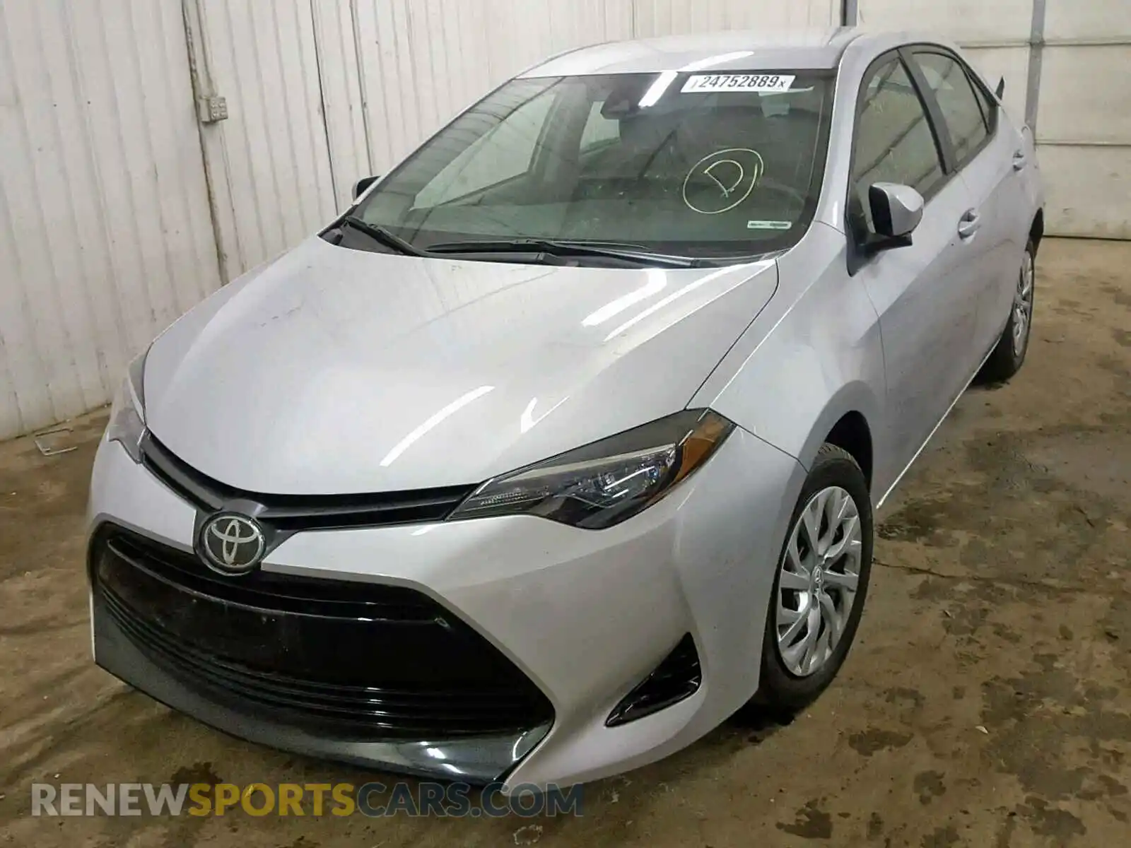 2 Photograph of a damaged car 2T1BURHE6KC131508 TOYOTA COROLLA 2019