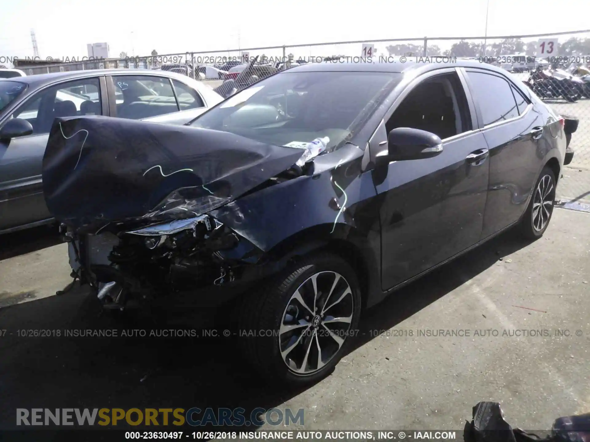 2 Photograph of a damaged car 2T1BURHE6KC138958 Toyota Corolla 2019