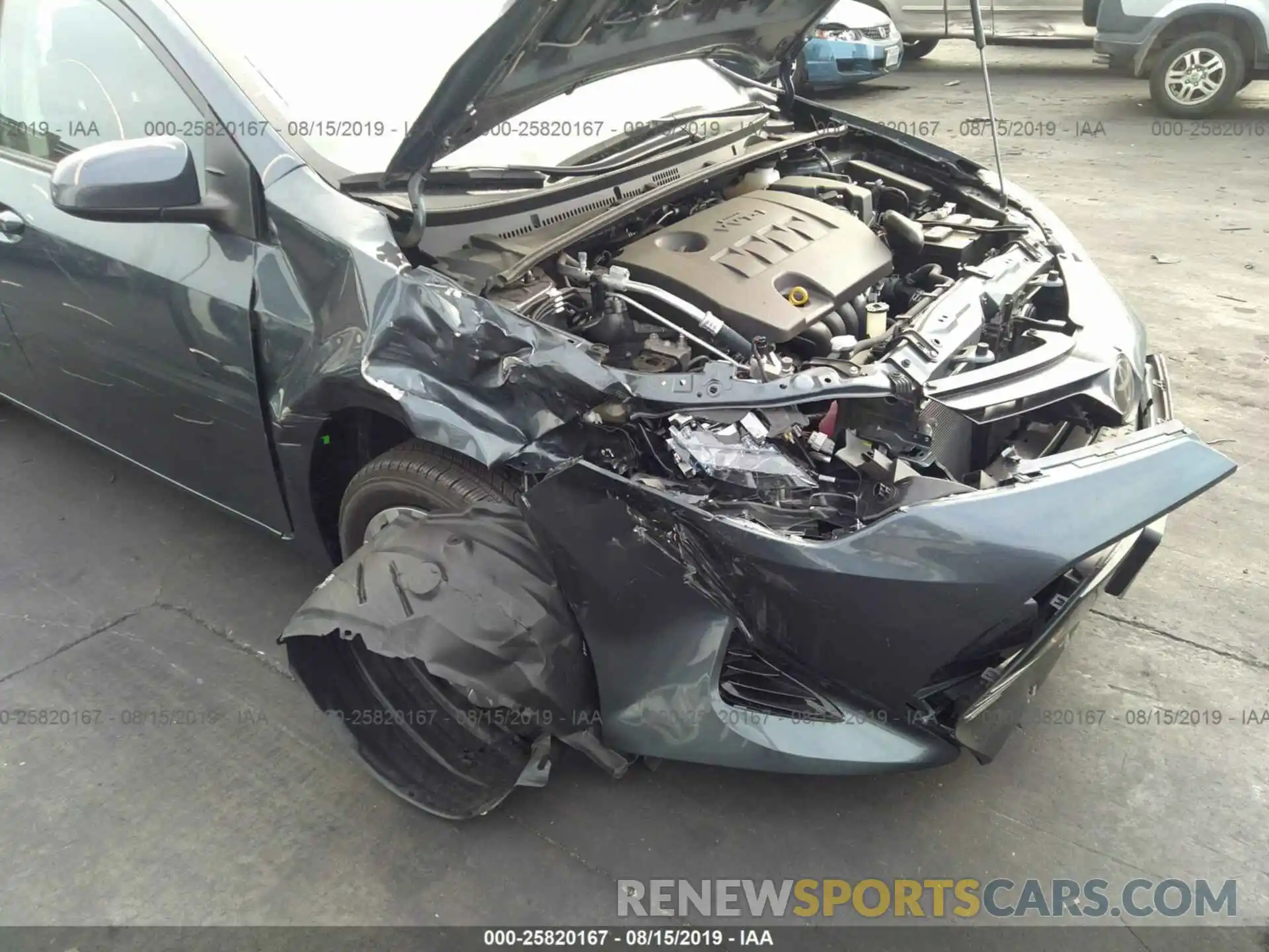 6 Photograph of a damaged car 2T1BURHE6KC151368 TOYOTA COROLLA 2019