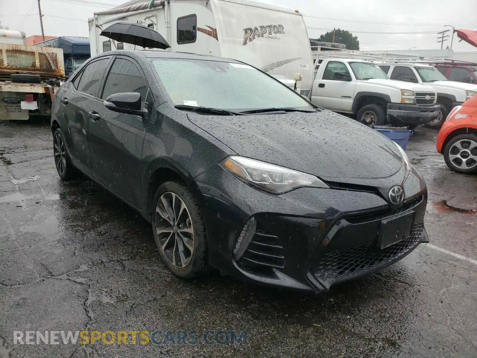 1 Photograph of a damaged car 2T1BURHE6KC153170 TOYOTA COROLLA 2019