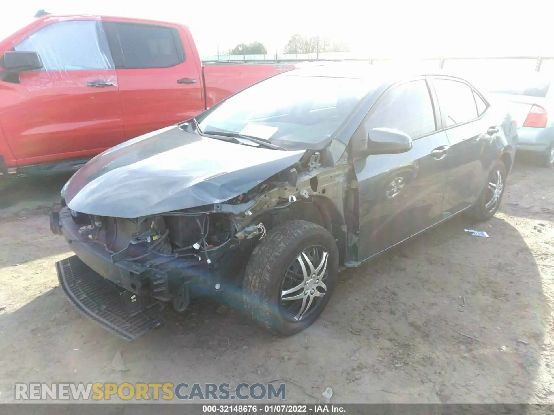 2 Photograph of a damaged car 2T1BURHE6KC153685 TOYOTA COROLLA 2019