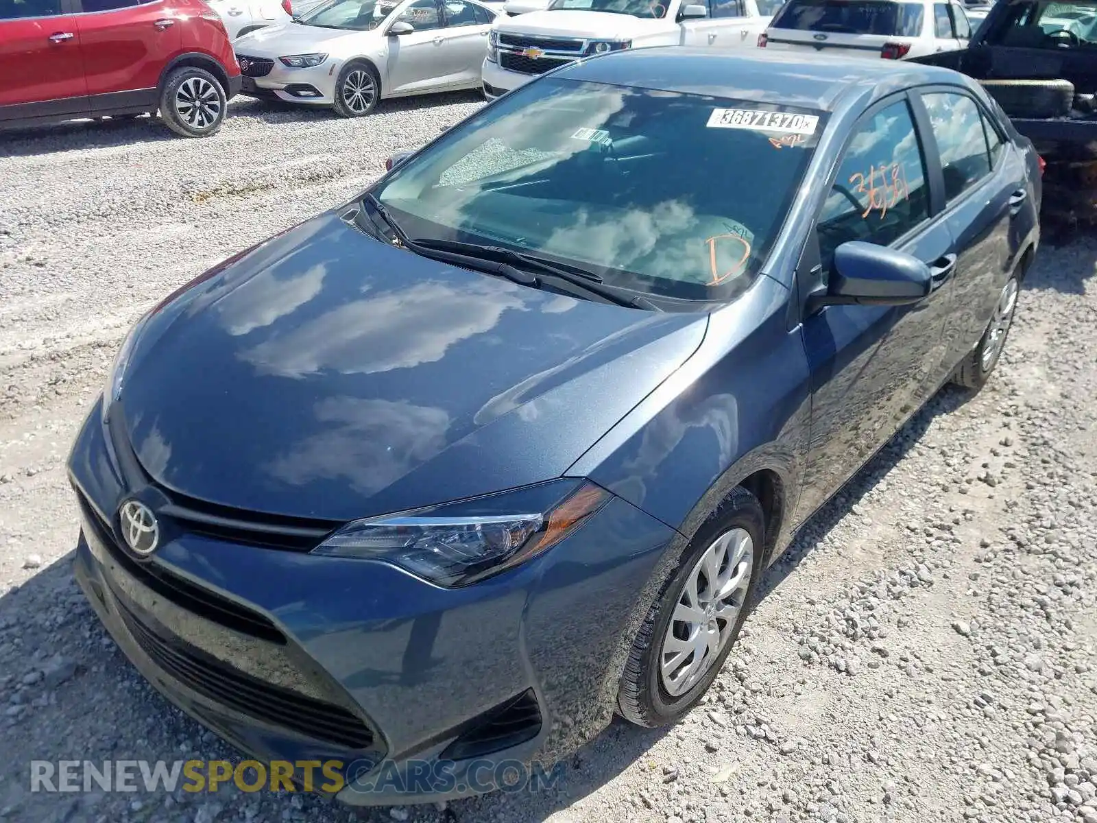 2 Photograph of a damaged car 2T1BURHE6KC167876 TOYOTA COROLLA 2019