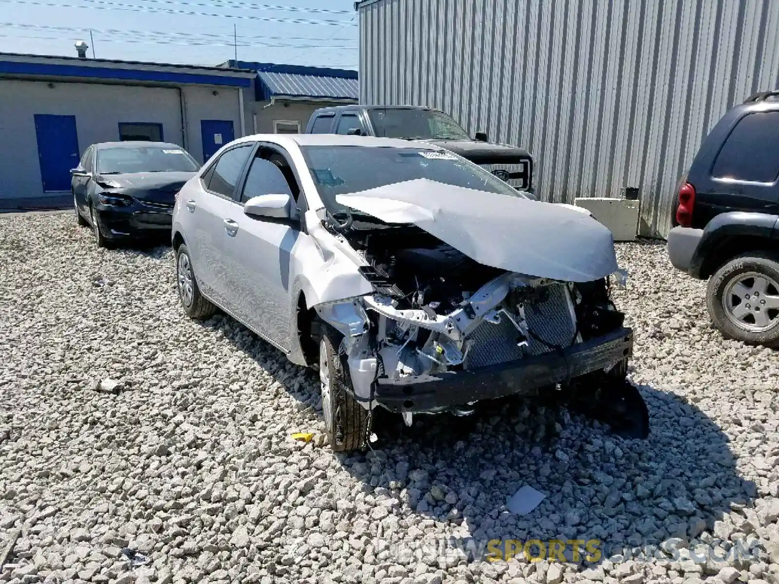 1 Photograph of a damaged car 2T1BURHE6KC167926 TOYOTA COROLLA 2019