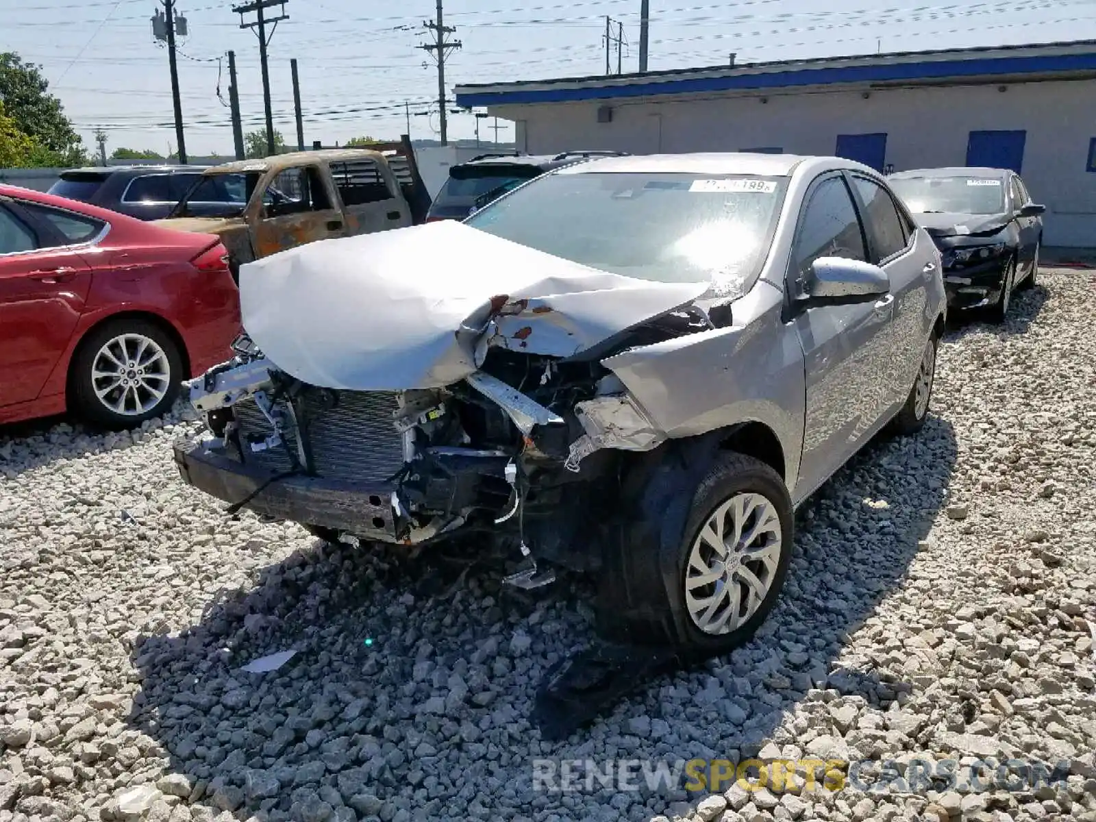 2 Photograph of a damaged car 2T1BURHE6KC167926 TOYOTA COROLLA 2019