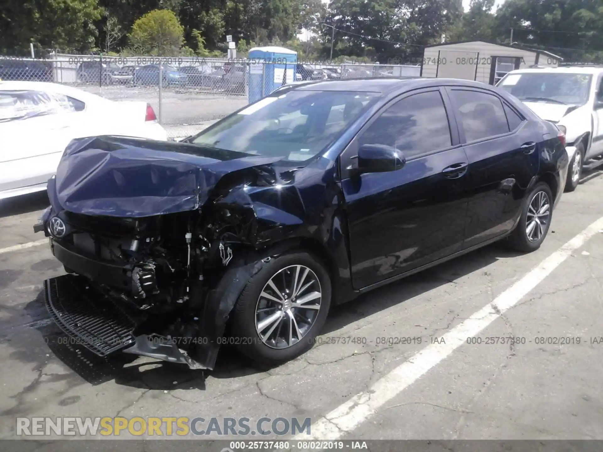 2 Photograph of a damaged car 2T1BURHE6KC177548 TOYOTA COROLLA 2019