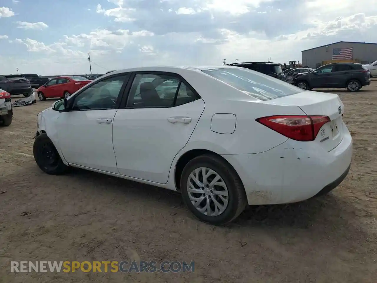 2 Photograph of a damaged car 2T1BURHE6KC200021 TOYOTA COROLLA 2019