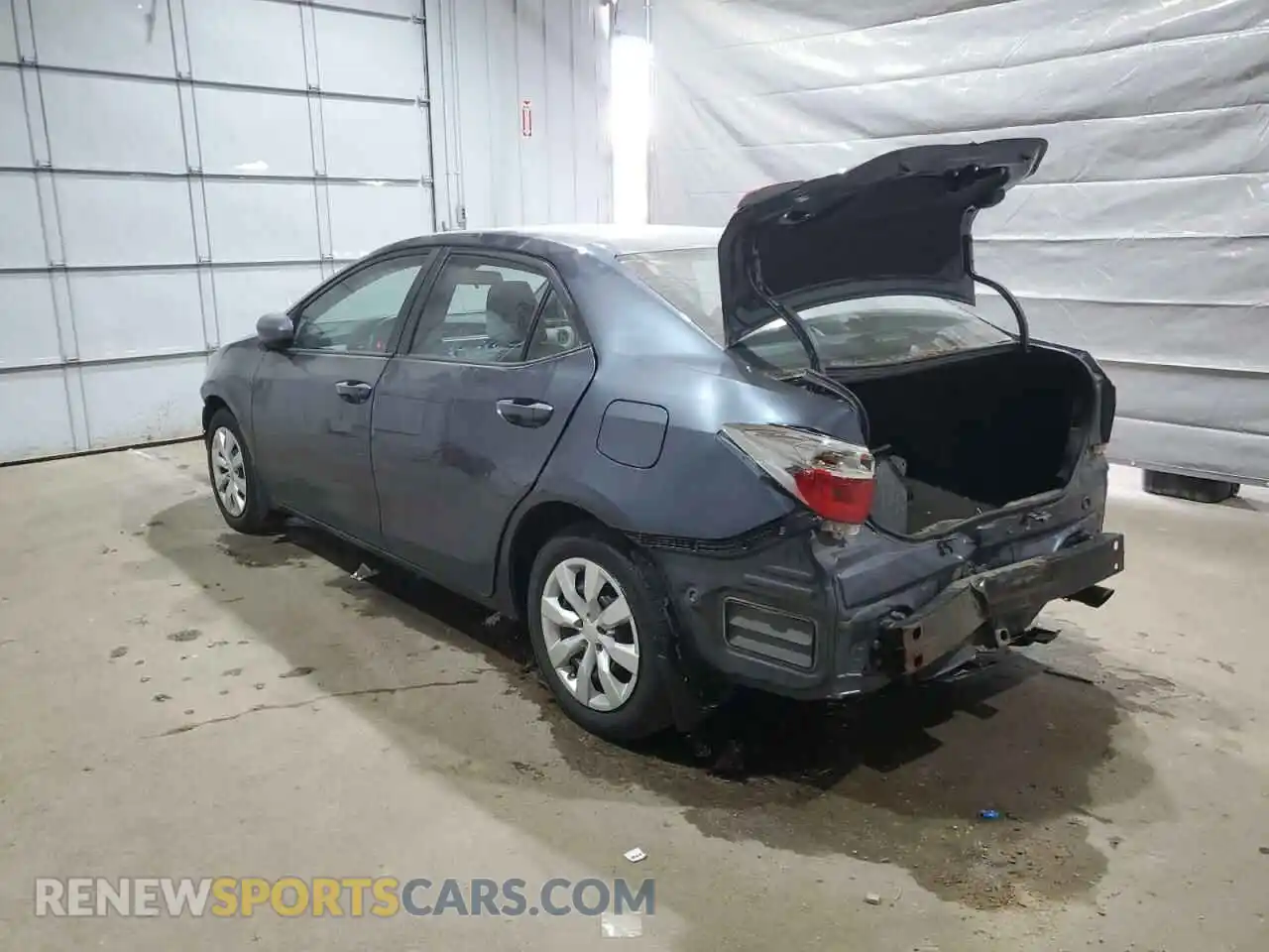 2 Photograph of a damaged car 2T1BURHE6KC201167 TOYOTA COROLLA 2019