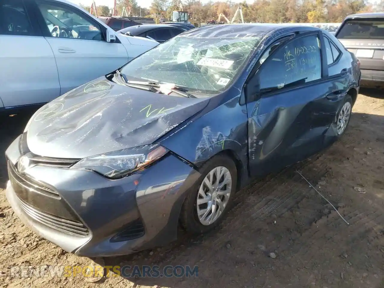2 Photograph of a damaged car 2T1BURHE6KC202612 TOYOTA COROLLA 2019