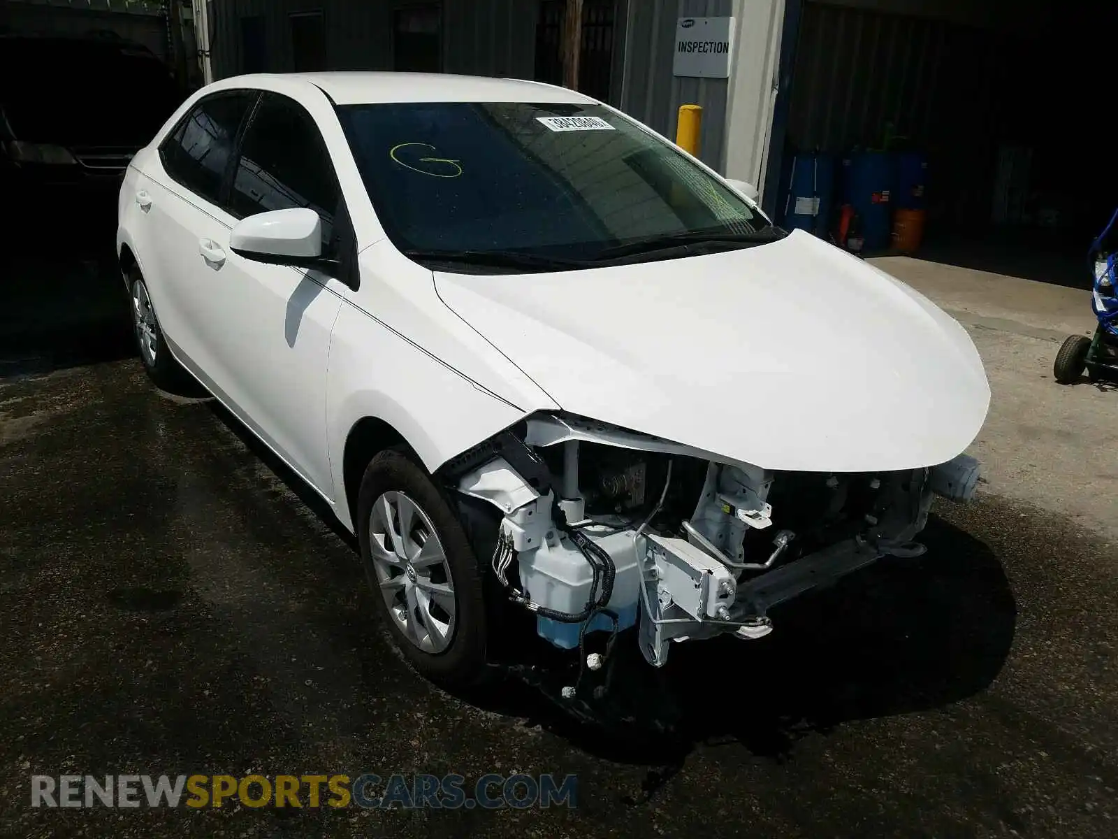 1 Photograph of a damaged car 2T1BURHE6KC203310 TOYOTA COROLLA 2019