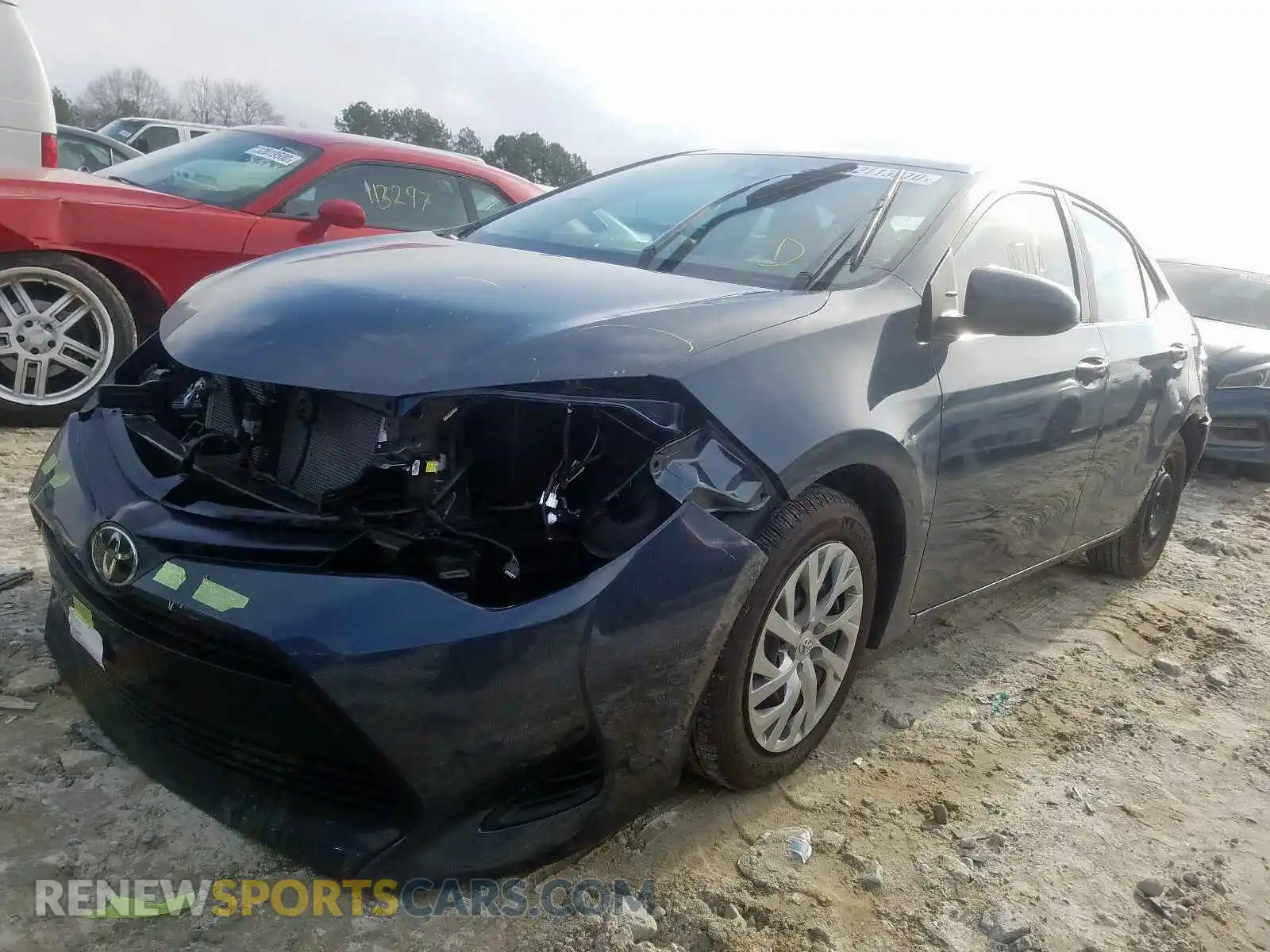 2 Photograph of a damaged car 2T1BURHE6KC204764 TOYOTA COROLLA 2019