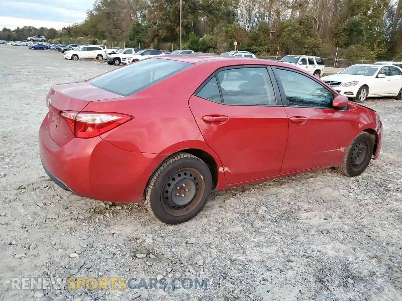 3 Photograph of a damaged car 2T1BURHE6KC206465 TOYOTA COROLLA 2019
